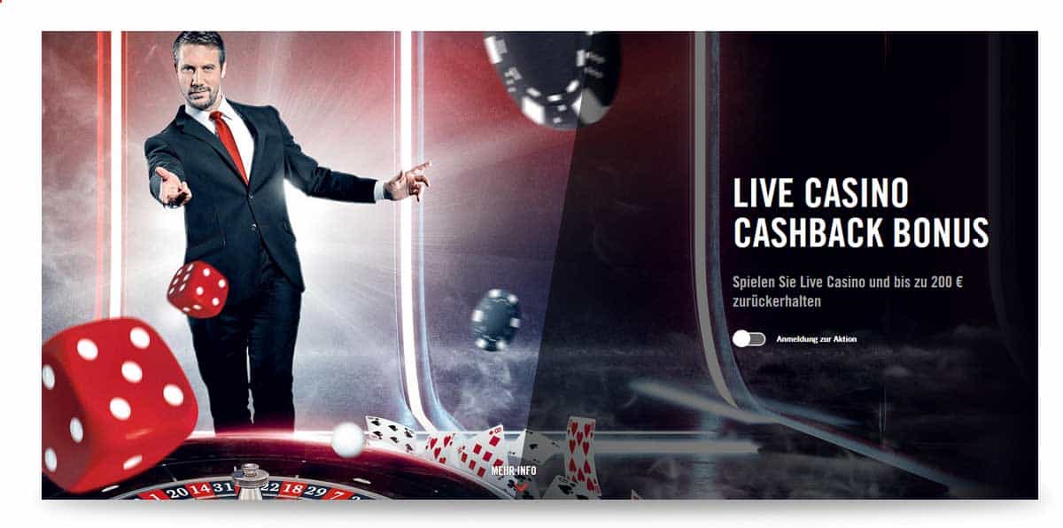 Live Casino Bonus Vegas Hero