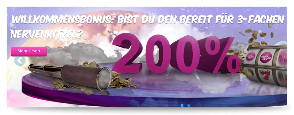 Vera und John Bonus Angebot