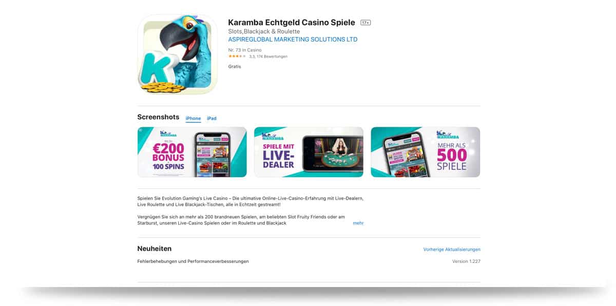 Karamba Casino App