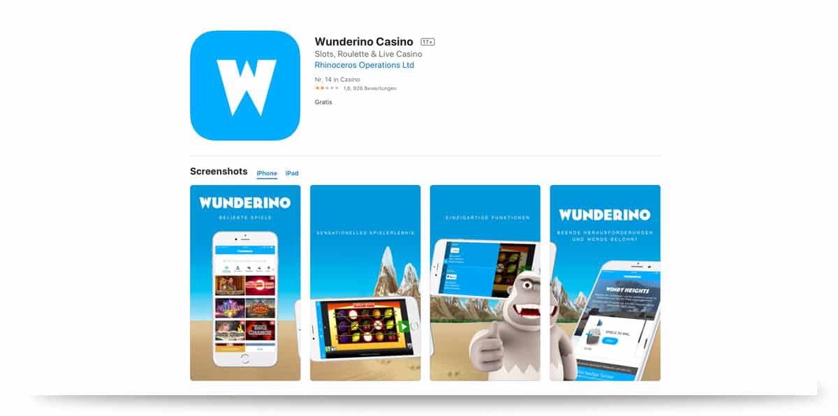 Wunderino iOS App